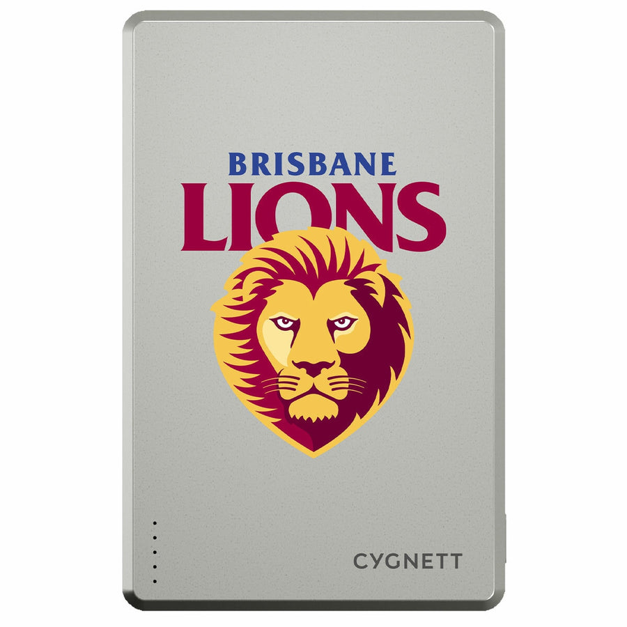 Cygnett 5K Slim Mag Power Bank Brisbane Lions CY5360PBCHE