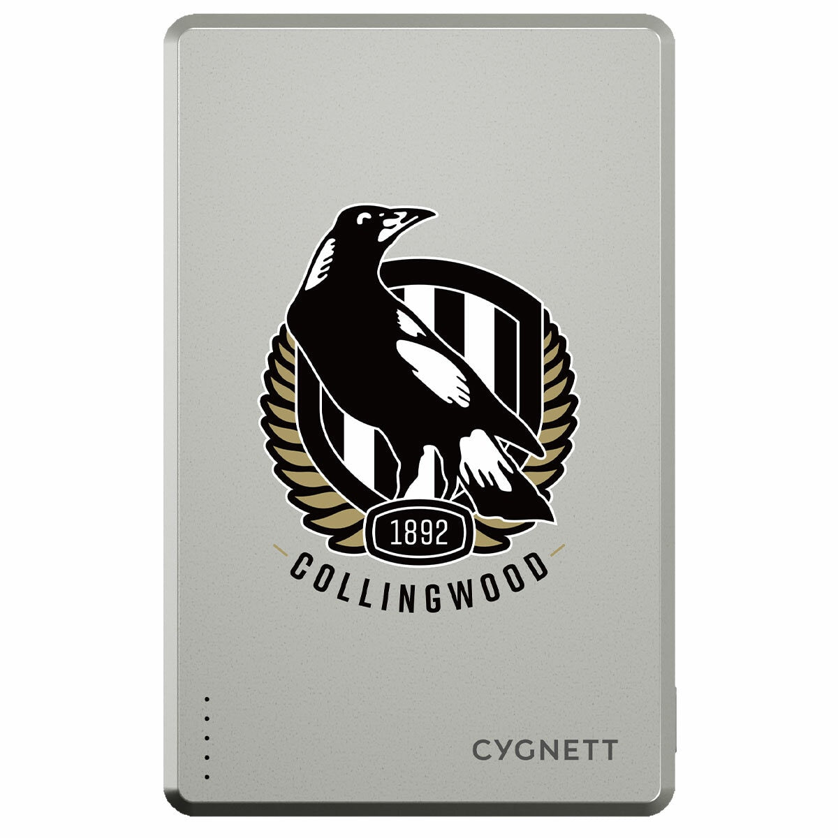 Cygnett 5K Slim Mag Power Bank Collingwood Magpies CY5362PBCHE