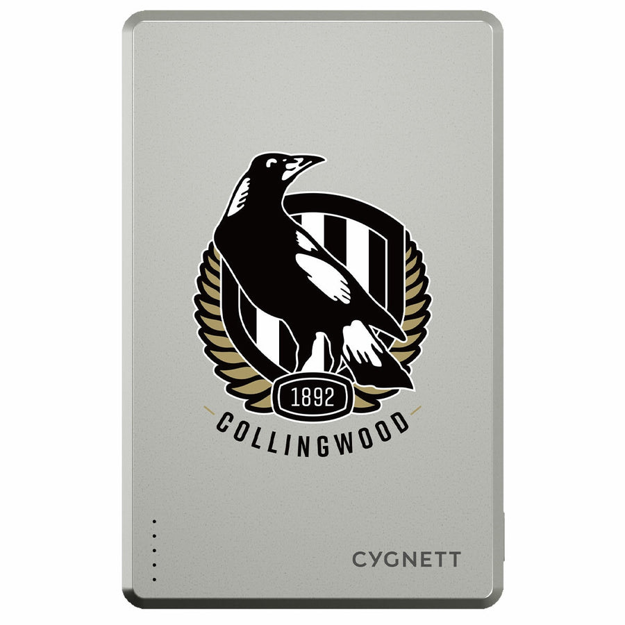 Cygnett 5K Slim Mag Power Bank Collingwood Magpies CY5362PBCHE