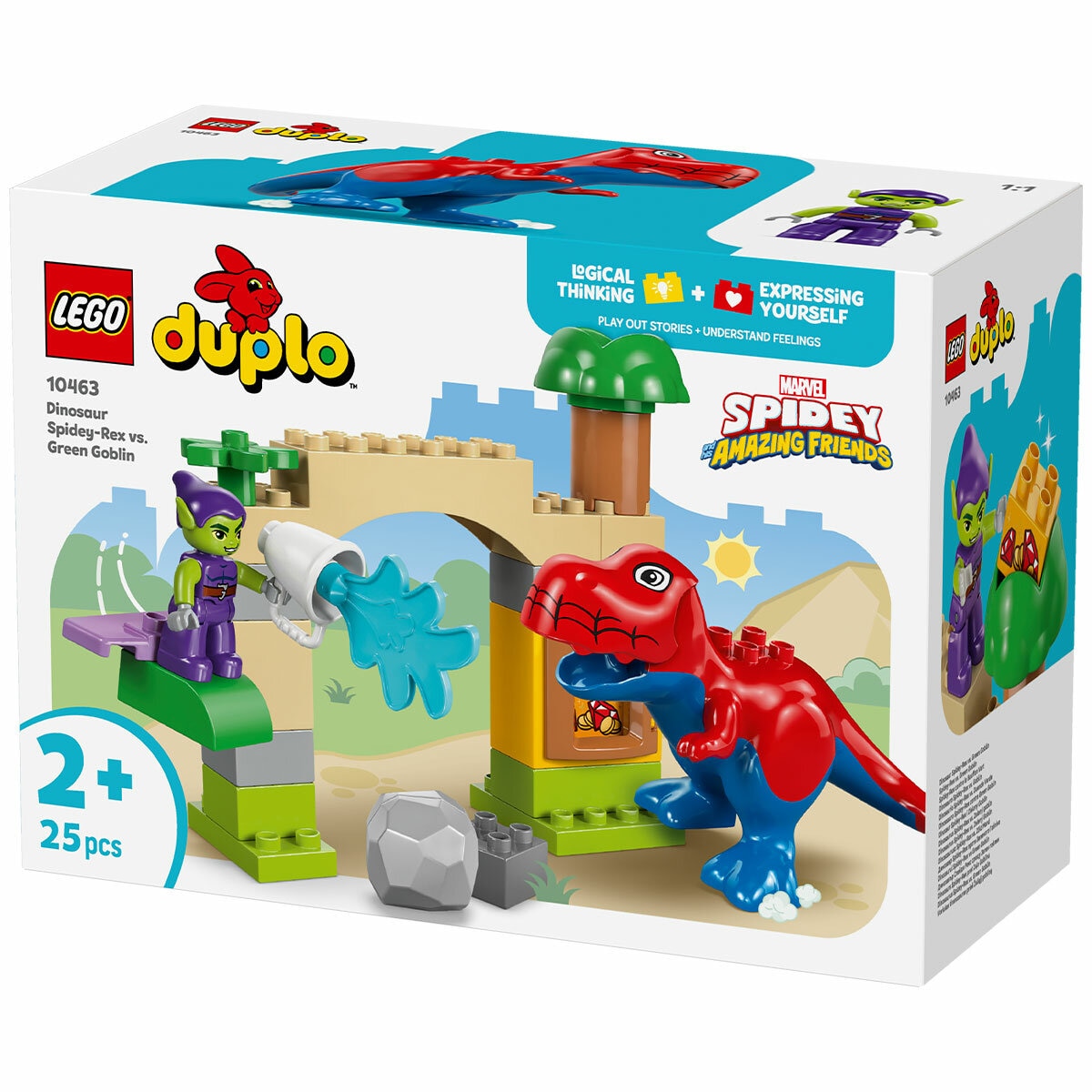 LEGO DUPLO Marvel Dinosaur Spidey-Rex vs. Green Goblin 10463