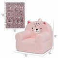 Delta Children Cozee Kids' Animal Chair With Plush Blanket Leopard