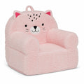Delta Children Cozee Kids' Animal Chair With Plush Blanket Leopard