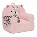 Delta Children Cozee Kids' Animal Chair With Plush Blanket Leopard