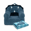 Delta Children Cozee Kids' Animal Chair With Plush Blanket Dinosaur