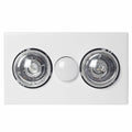 Martec Striker 2 Bathroom Heater and Exhaust Fan With Tricolour LED Light