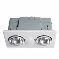 Martec Striker 2 Bathroom Heater and Exhaust Fan With Tricolour LED Light