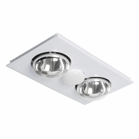 Martec Striker 2 Bathroom Heater and Exhaust Fan With Tricolour LED Light