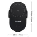 Antsig 15W Wireless Car Charger - Auto-Clamp, Vent & Suction Mount ABS AP0962B