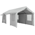 Car Canopy 3 x 6M Grey