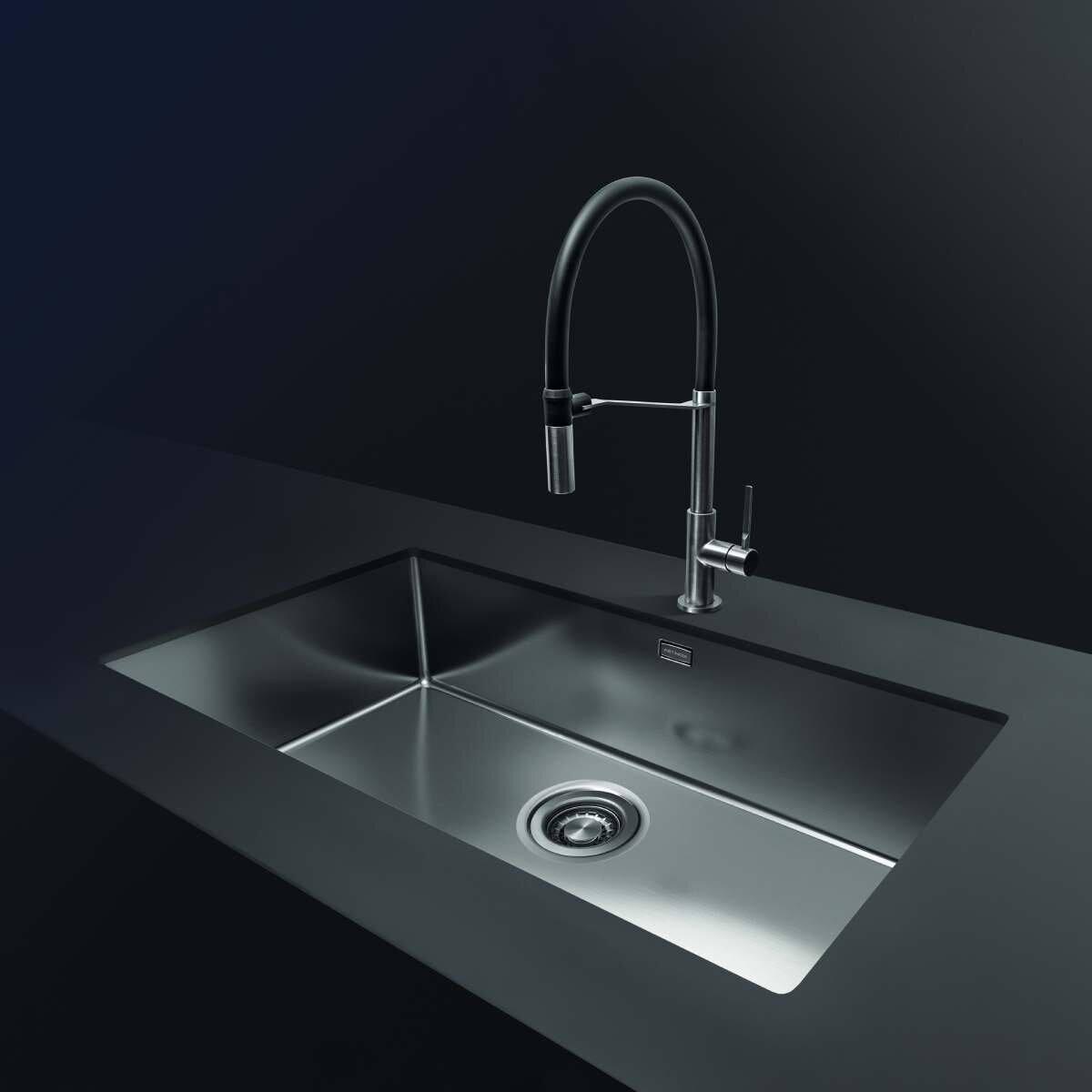 Artinox Radius 18 Single Bowl Sink - AISI 304 Stainless Steel, Top, Under or Flush Mount - ARTRAD1840