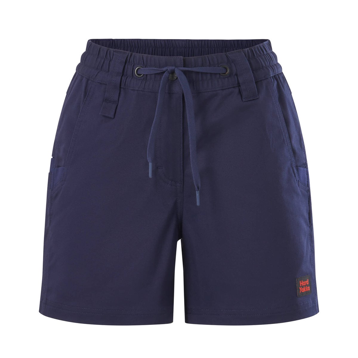 Hard Yakka Navy Women’s 3056 Short Shorts Size 12 - Stretch Fabric - Utility Pockets - SuperSaverAU - view 1