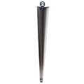 Taskmaster Corner Furniture Leg - 710mm - Satin Chrome - Durable & Adjustable - SuperSaverAU - view 1