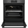 Westinghouse 60cm multi-function oven with AirFry - 80L, dark stainless steel, telescopic runners - WVE6516DD