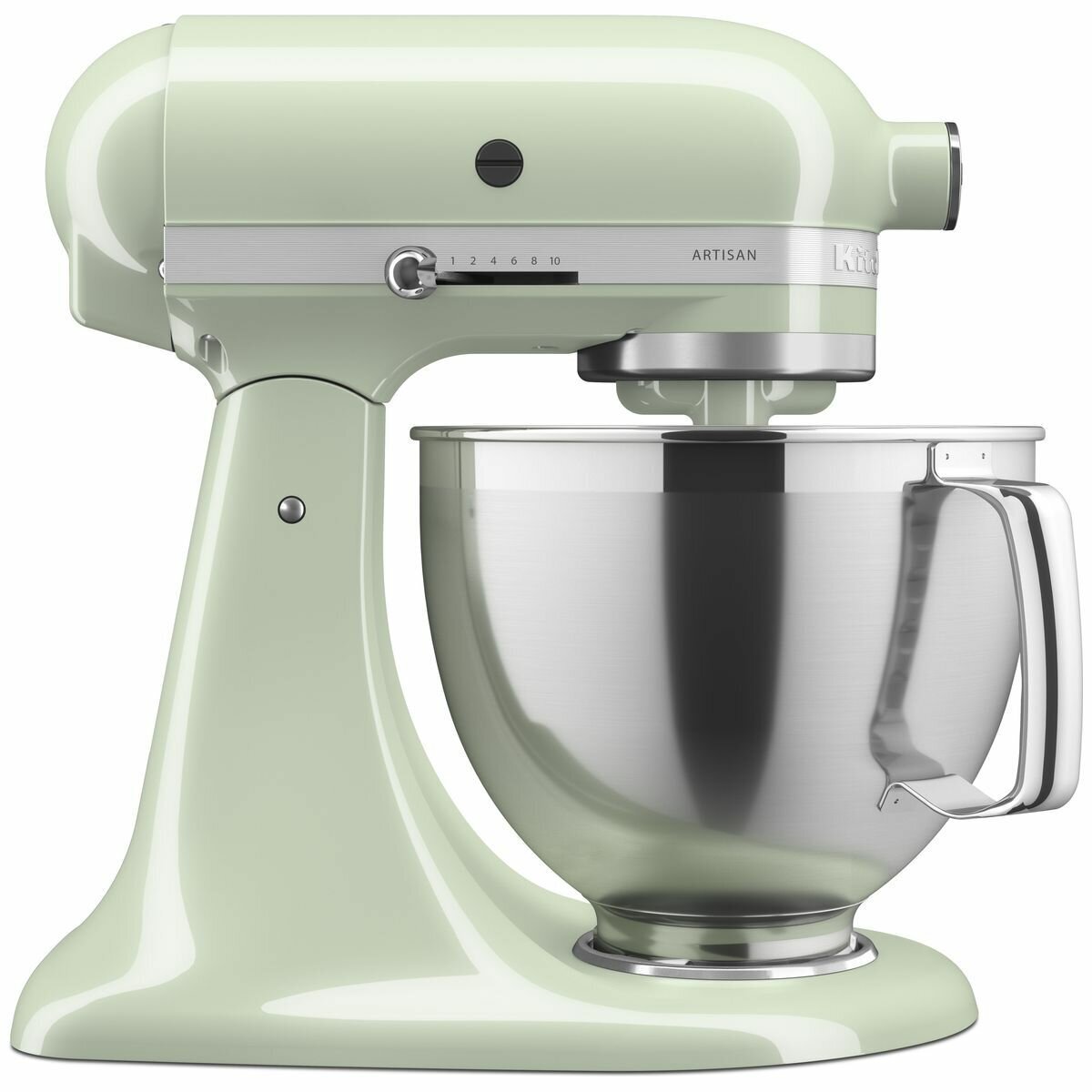 KitchenAid KSM195 Artisan stand mixer - Pistachio, two stainless steel bowls, 10 speeds - 5KSM195PSAPT