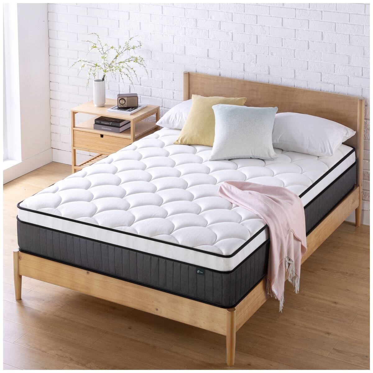 Zinus king single iCoil pocket spring mattress - Eurotop, medium feel, 305mm high - AU-MSSBOPZC-12B