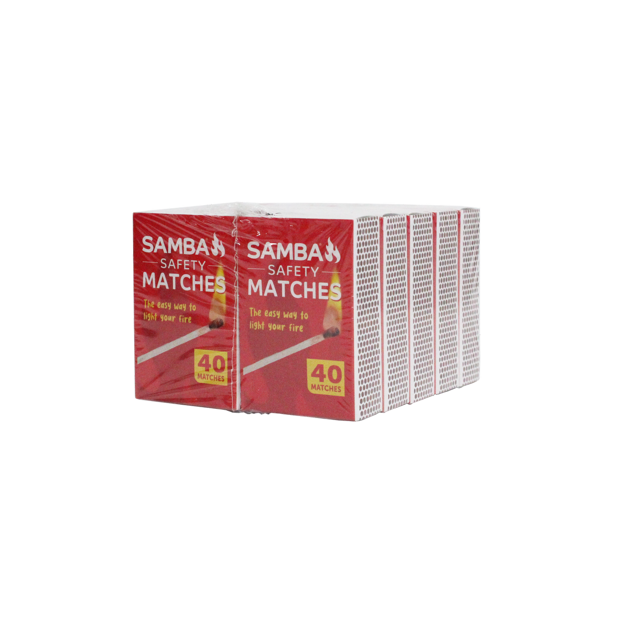 Samba Safety Matches - 10 Pack - Timber - Quick Start - SuperSaverAU - view 1