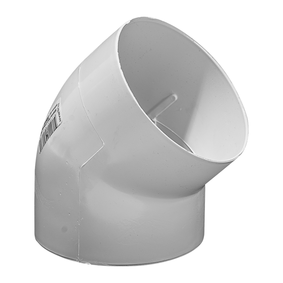 Holman 90mm Stormwater Elbow 45° PVC - Durable - Easy Connection - SuperSaverAU - view 1