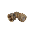 Brasshards Brass Female Compression Elbow 15c x 15fi - Lead-Free - 30mm - SuperSaverAU - view 1