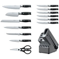 Ninja Foodi NeverDull Premium 13 Piece Knife Block Set - Steak Knives, Shears, Built-In Sharpener - K32013