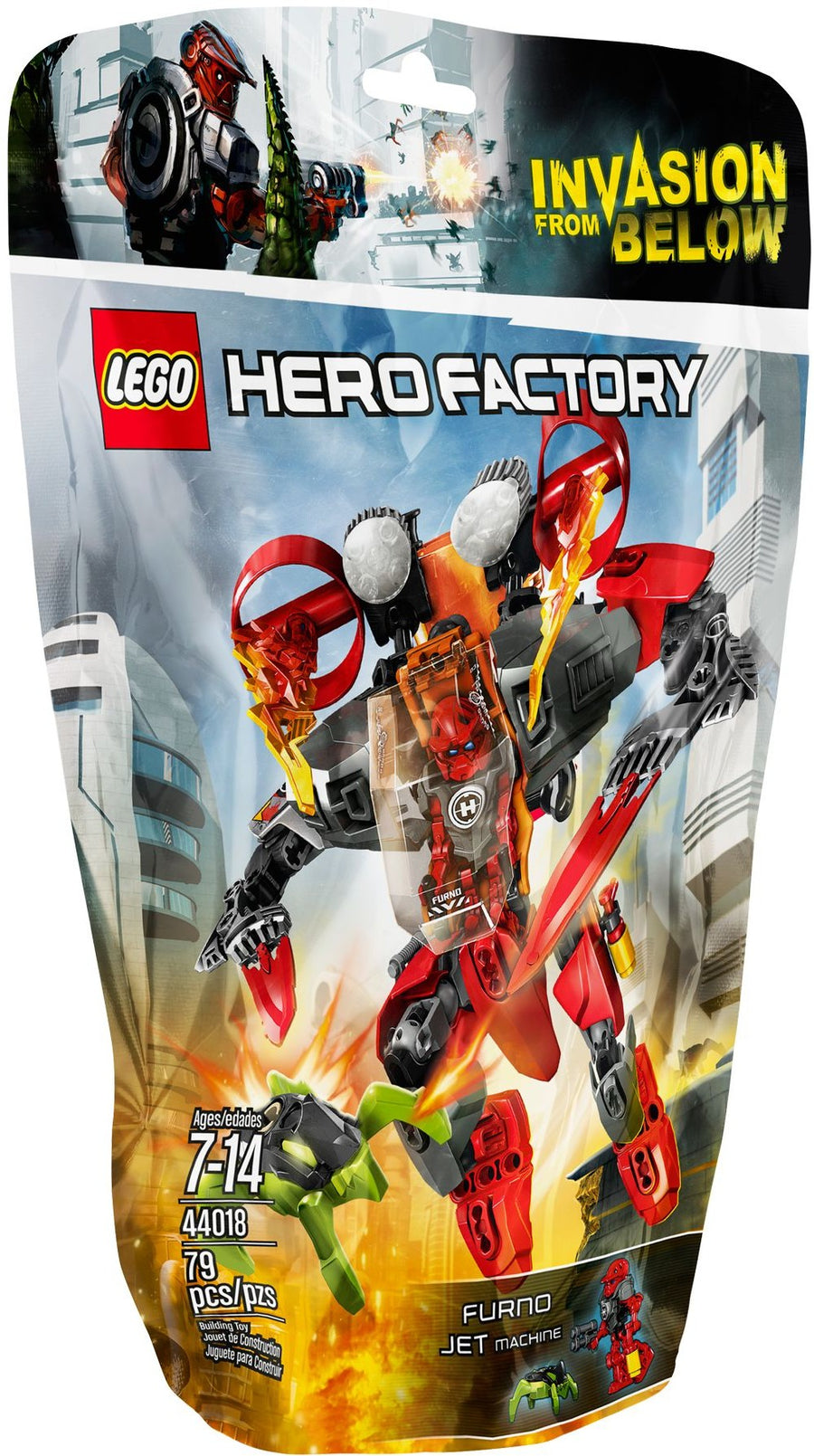 LEGO 44018 FURNO Jet Machine - Hero Factory - SuperSaverAU - view 1