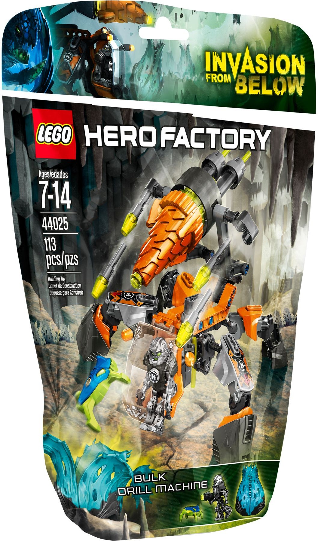 LEGO 44025 BULK Drill Machine - Hero Factory Robot