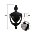 Adoored Door Knocker - 158mm - Steel - Black Finish - SuperSaverAU - view 4