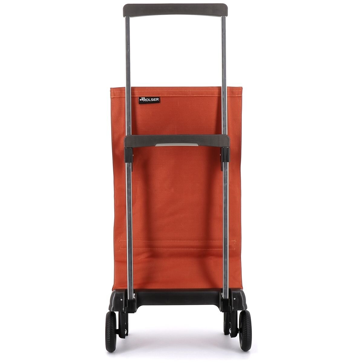 Rolser Plegamatic MF folding 2 wheel trolley - Orange - Lightweight aluminium chassis - R-PLE001-1061