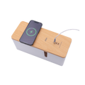 Click Cable Management Box - USB & Wireless Charger - 290mm x 127mm x 113mm - Organises Cables - SuperSaverAU - view 4