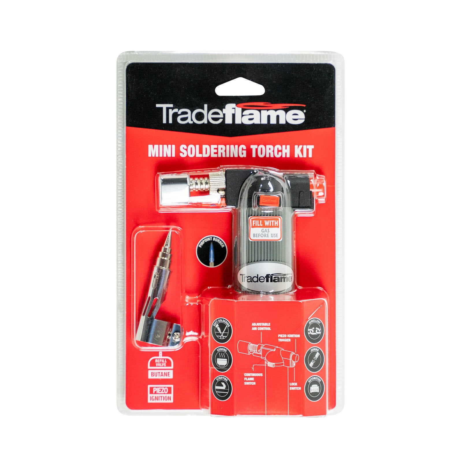 Tradeflame Mini Soldering Torch with Stand