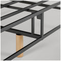 Zinus Quick Snap Queen Ensemble Bed Base - Steel Frame, Bolt-Free Snap Assembly - AU-FRBX-9GR-Q