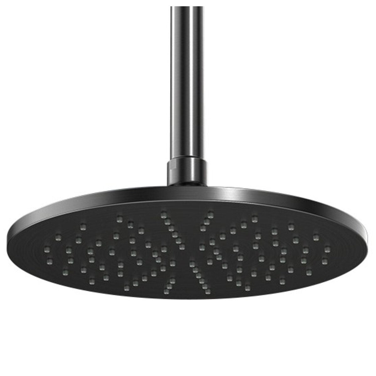 Rogerseller Tonic 250mm shower rose - 3 star WELS, 9L/min, brass, Brushed Nickel finish - 35060000107