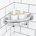 Evekare Corner Shelf With Grab Rail - 260mm Stainless Steel - Safety - SuperSaverAU - view 2