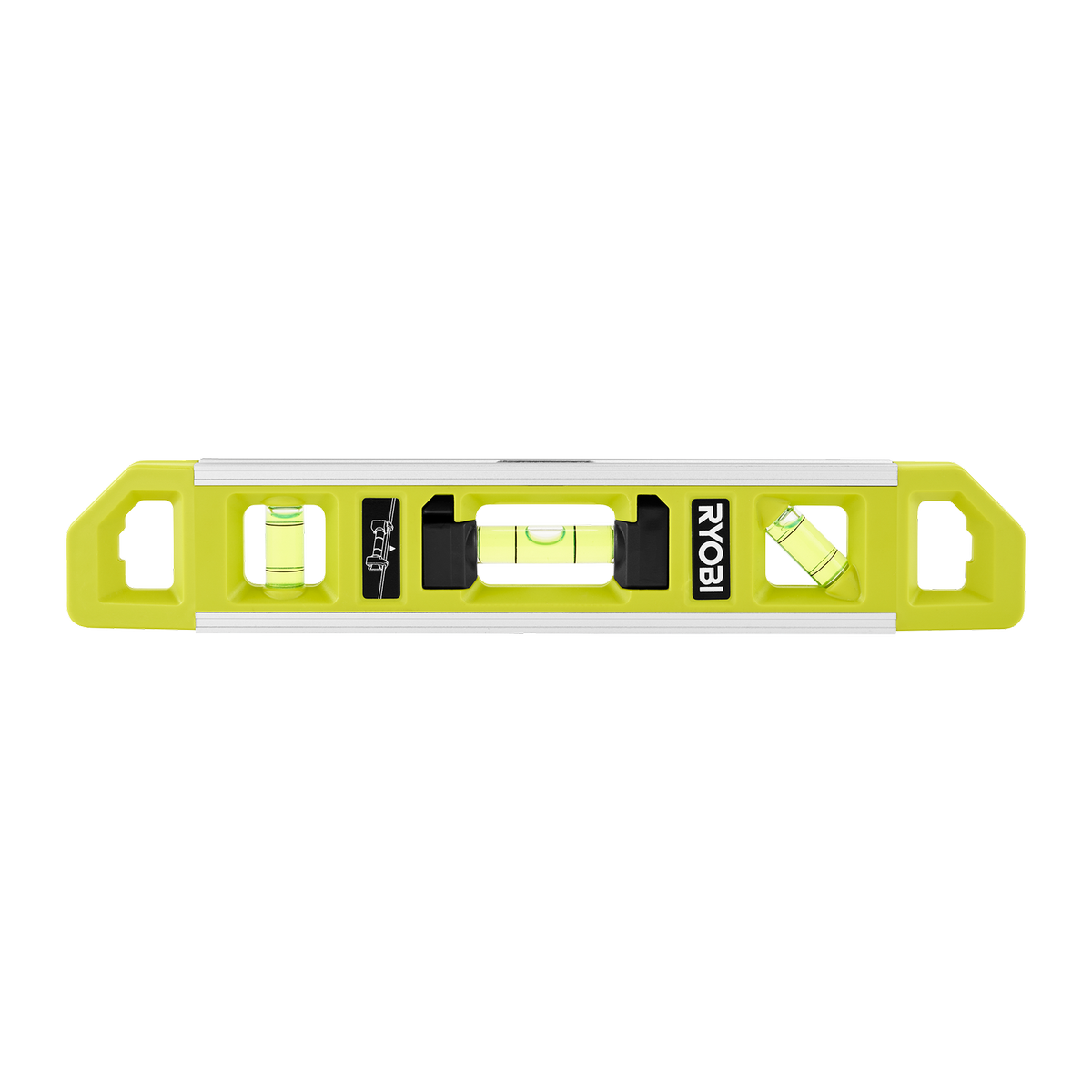 Ryobi 255mm 2 in 1 Torpedo Line Level - Magnetic Base - Durable Aluminium - Accurate Leveling - SuperSaverAU - view 1