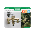 Holman 3 Way Metal Tap Outlet - 152mm x 118mm x 56mm - Gold - SuperSaverAU - view 3