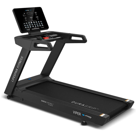 Lifespan Fitness Viper Treadmill - 3.75 CHP Brushless Motor, 18 Incline Levels, 20km/h - LFTM-VIPER-M4