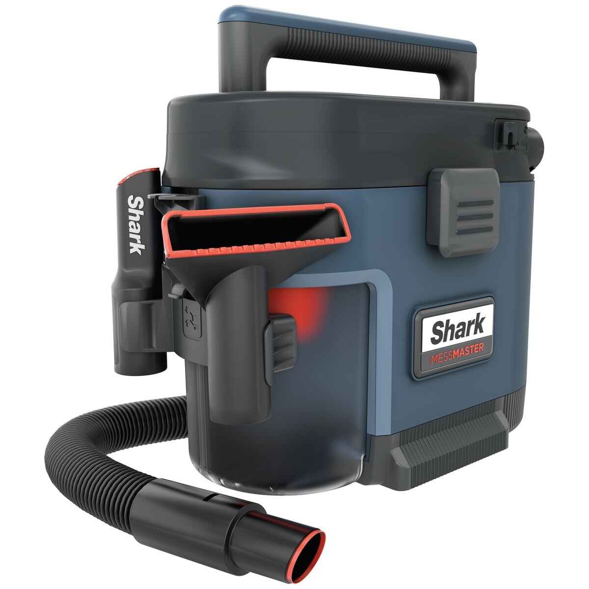 Shark MessMaster Portable Wet/Dry Vacuum - Self-Rinsing Dust Bin - 4.5m Cord - VS101