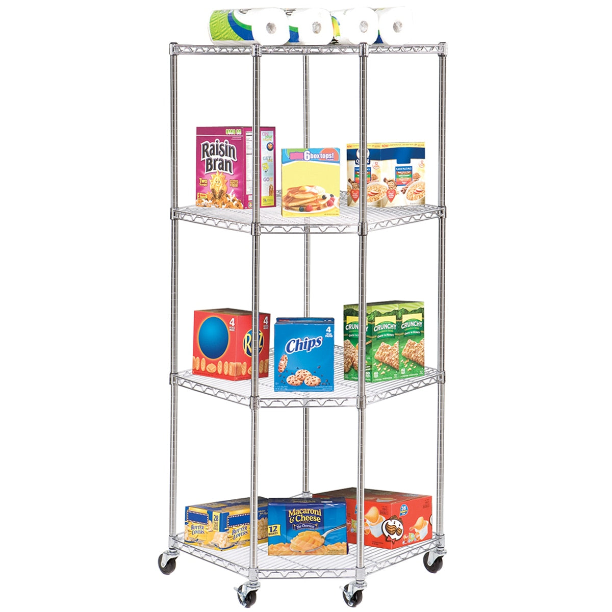 Seville Classics 4 Tier Corner Shelf - SuperSaverAU - view 3