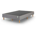 Zinus Quick Snap King Ensemble Bed Base - Steel Frame, Bolt-Free Snap Assembly - AU-FRBX-9GR-K