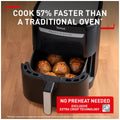 Tefal Easy Fry and Grill 2 in 1 XXL Air Fryer - FlexCook Divider, Smokeless Grill, Black - EY8018