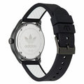 Adidas Originals Code One Silicone Strap Wristwatch Ceramic Case Black Dial AOSY23031 — image 3