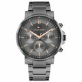 Tommy Hilfiger Tyson Grey Dial Grey Steel Men's Watch 1710711