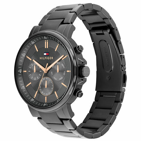 Tommy Hilfiger Tyson Grey Dial Grey Steel Men's Watch 1710711