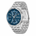 BOSS Skytraveller Stainless Steel Wristwatch Mens Chronograph Blue Dial 1514216 — image 2