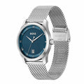 BOSS Principle Stainless Steel Wristwatch Mens Blue Dial Roman Numerals 1514115 — image 2