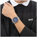BOSS Skytraveller Stainless Steel Wristwatch Mens Chronograph Blue Dial 1514216 — image 4