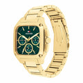 Tommy Hilfiger Herald Gold Plated Steel Wristwatch Mens Green Dial 39mm 1792223 — image 2