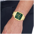 Tommy Hilfiger Herald Gold Plated Steel Wristwatch Mens Green Dial 39mm 1792223 — image 3