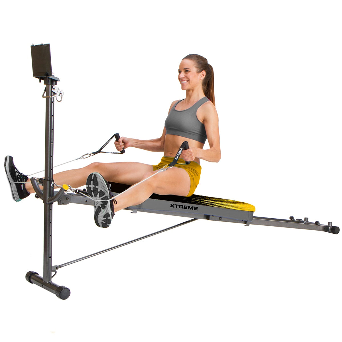 Total Gym Xtreme Black and Yellow, 239.5 x 40.7 x 109.7 cm, Total Body Workout - SuperSaverAU - view 6