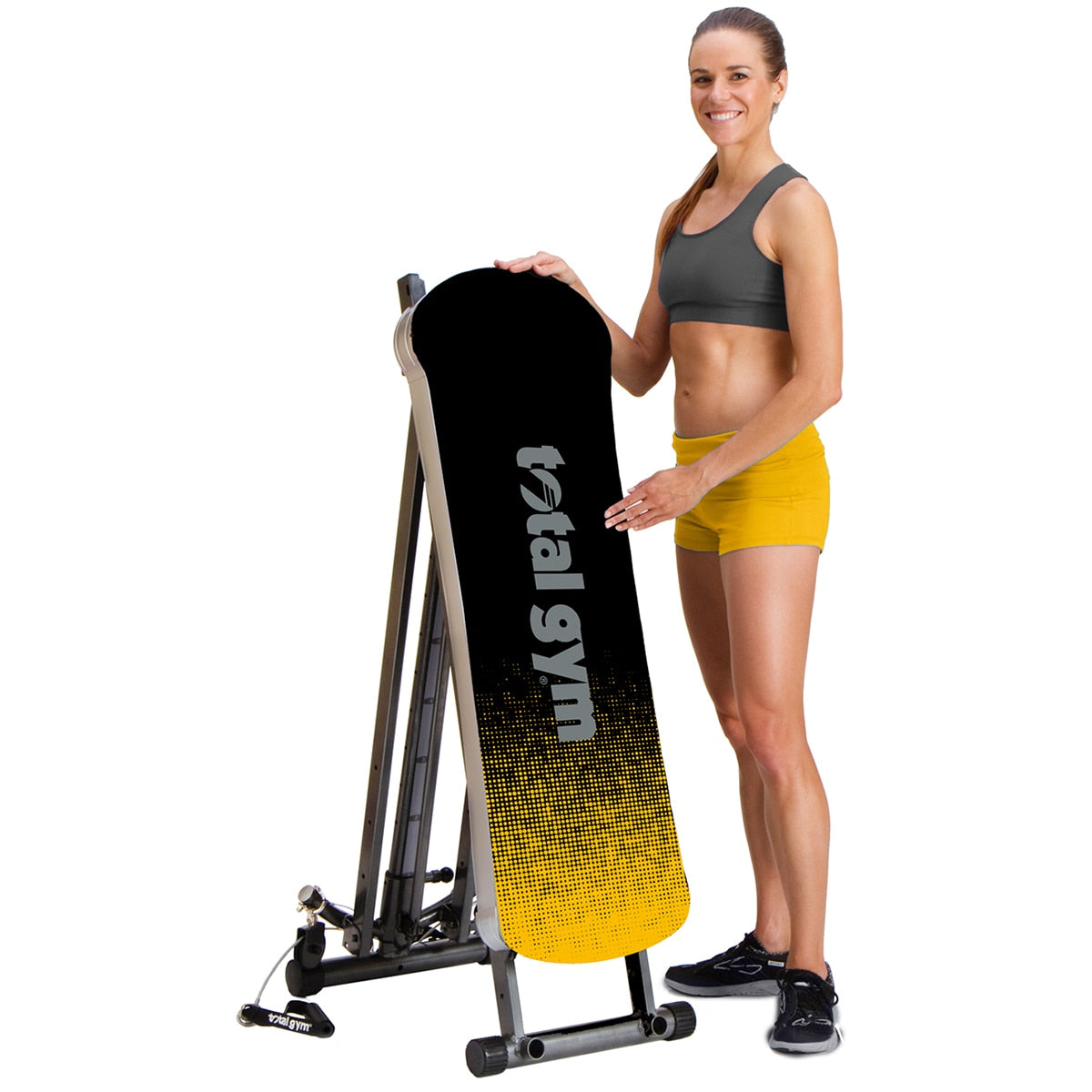 Total Gym Xtreme Black and Yellow, 239.5 x 40.7 x 109.7 cm, Total Body Workout