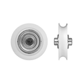 Rolltrak 32mm White Nylon Concave Roller - Patio Door